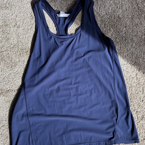 Athleta Ultimate Scoop Racerback Tank, navy, M - Picture 7 of 8
